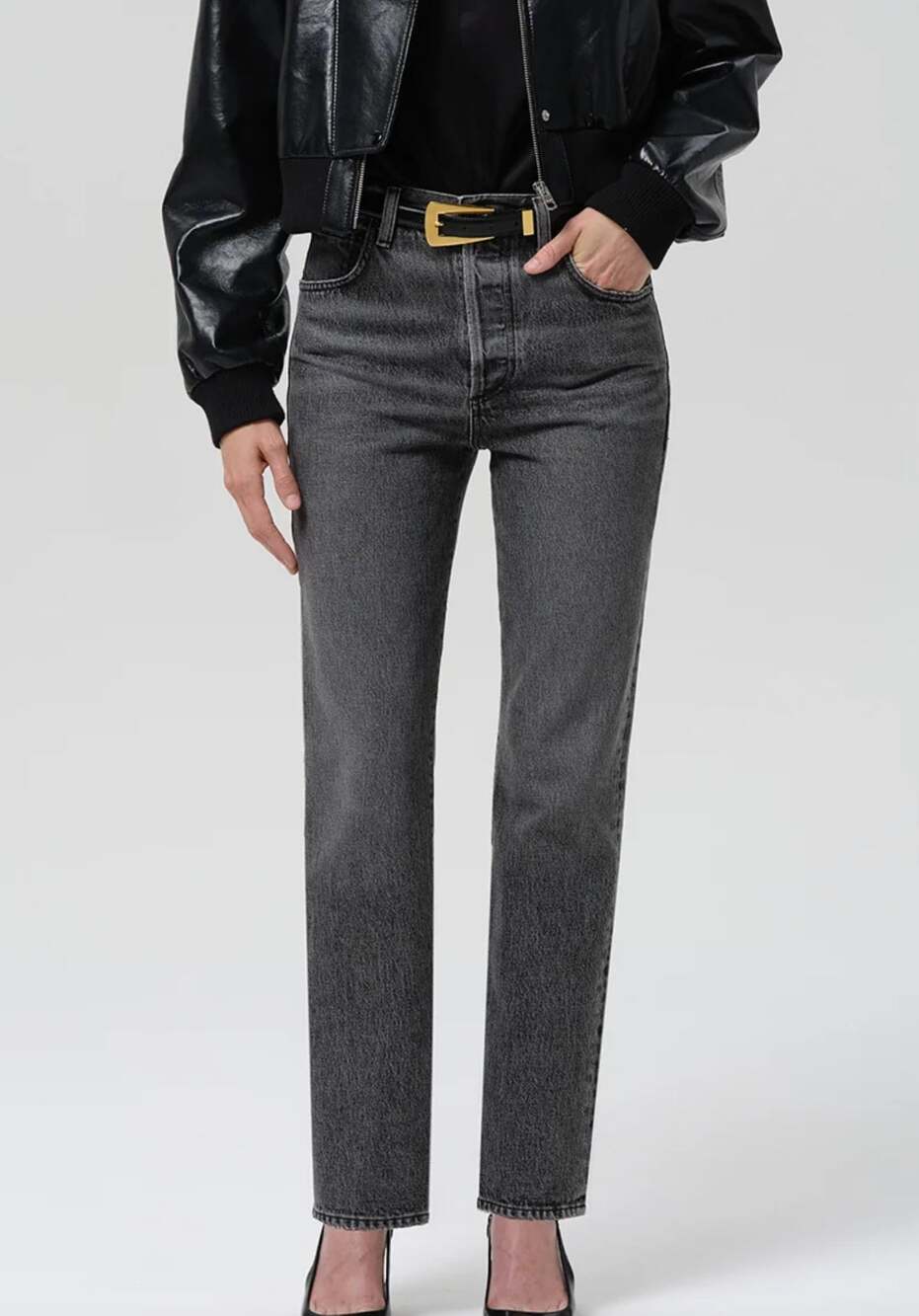 NWOT Citizens of Humanity 90's French High Rise Straight Jeans Lumiere Size 27